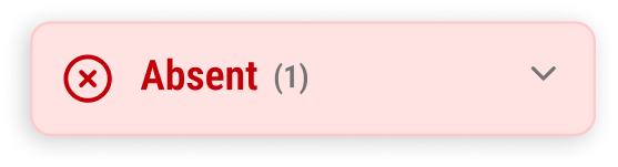 Absent status summary